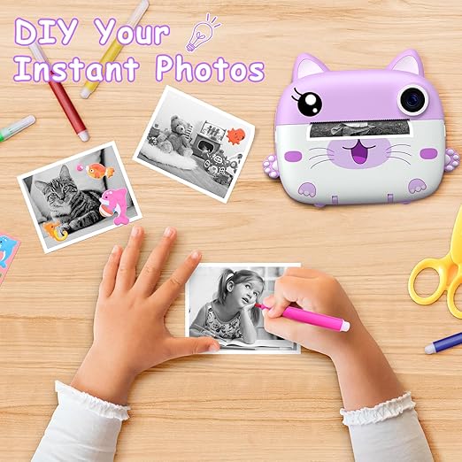 Kids Camera Instant Printer