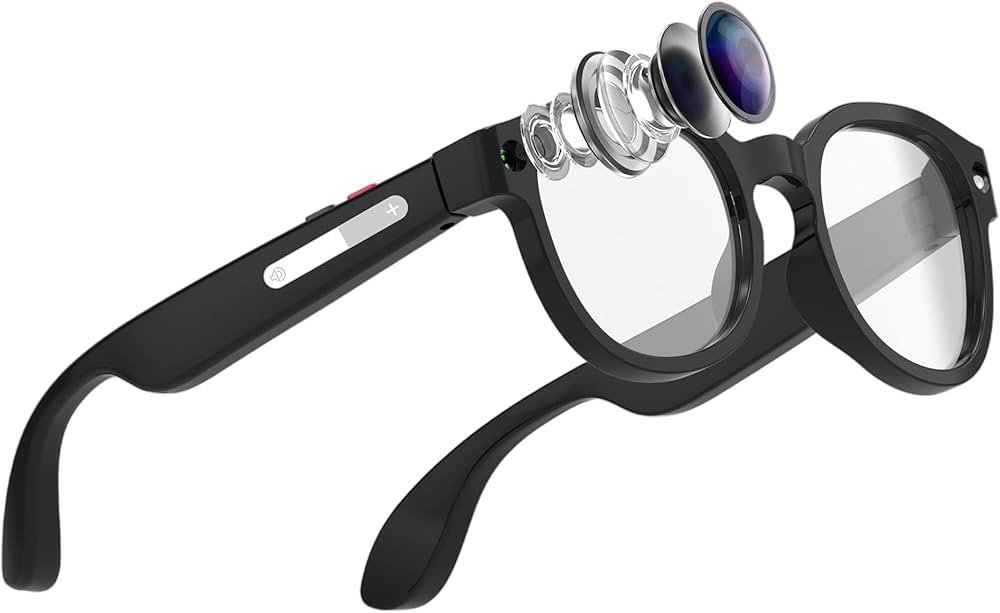 Veclear Smart AI Glasses camera lens detail