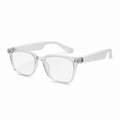 White Veclear GS03 Bluetooth Smart Sunglasses on a clean studio background