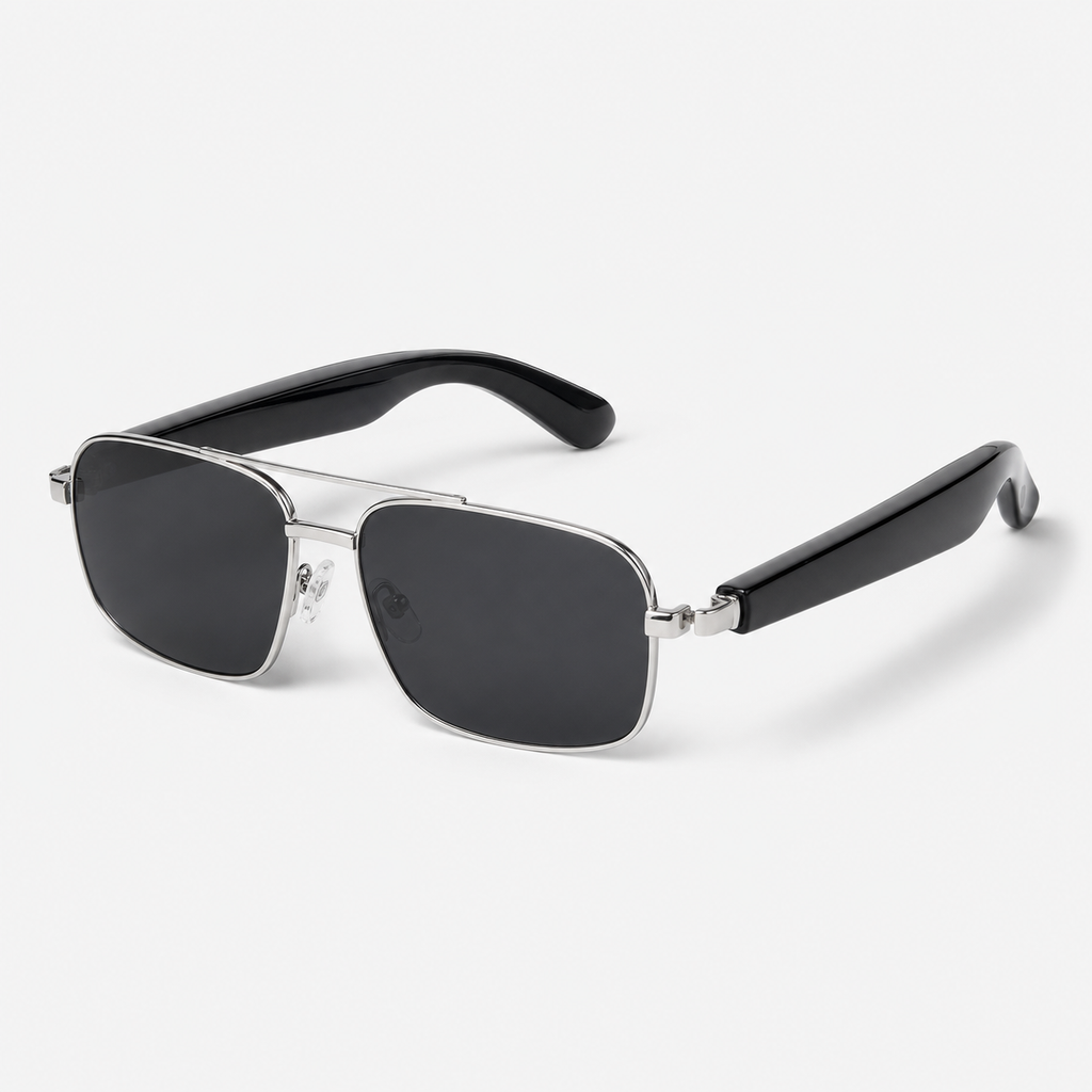 Veclear GT31 automatic Bluetooth smart sunglasses in black